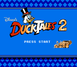 Duck Tales 2 - Two Players Hack Title Screen